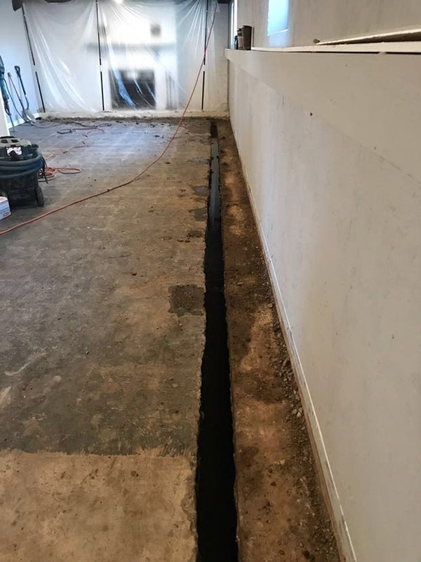 Basement Floor Waterproofing