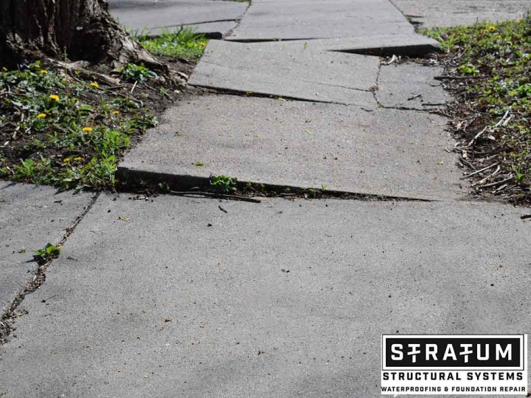 How To Repair An Uneven Cracked Or Deteriorated Sidewalk