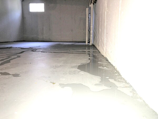 water in the basement